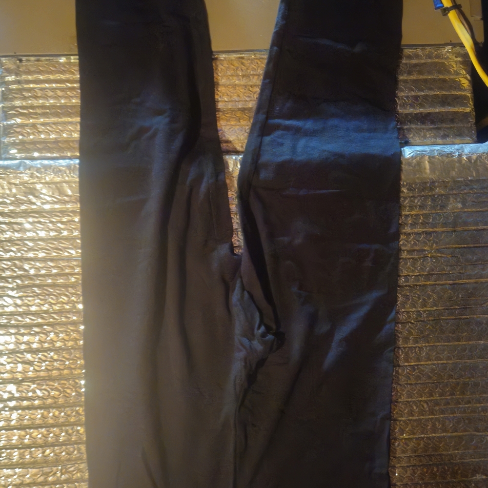 PINK Victoria's Secret Black Satin Trousers